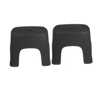 escabeau Petit tabouret en plastique, paquet de 2, léger et empilable | Tabouret bas Portable antidérapant for adultes, maison, salle de bain, chambre à coucher, tabouret à chaussures