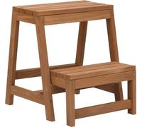 Escabeau pliable Bois de sapin massif
