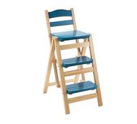 Escabeau pliable en bois, 2 en 1, léger, portable, multifonctionnel, escabeau à 3 marches double usage