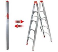 Escabeau pliable télescopique tubulaire 1.51M 4 marches G