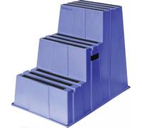 Escabeau pour charges lourdes Marches 3 plateformes-H.730mm Ku.blau