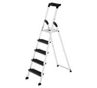 Escabeau pro aluminium HAILO XXL Blackline 6 marches avec tablette porte-outils