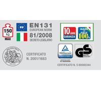Escabeau professionnel 2,37 m FACAL QUADRA 7 marches - Q50/7