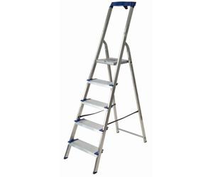 Escabeau professionnel 4 grandes marches de 120 mm - hauteur de travail 2,74m FACAL - GM/4M