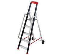 Escabeau professionnel roulant pliable - 5 marches - 2,81m