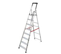 Escabeau Professionnel Pliable en Aluminium 8 marches Larges Hailo Alu Pro