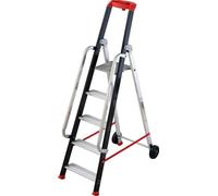 Escabeau professionnel roulant pliable - 5 marches - 2,81m