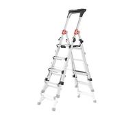 Escabeau professionnel télescopique 3m adapté aux escaliers Hailo TL100