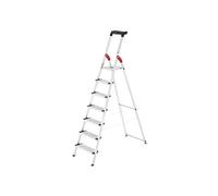 Escabeau securise pliable en aluminium 7 marches extra larges ProfiStep XXL