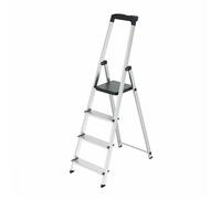 Escabeau WERKA PRO 4-Step aluminium plateforme