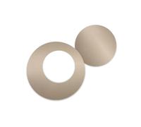 Escale Blade Open ⌀ 59 + Blade 44 cm Decken-/Wandleuchte, taupe anodisé