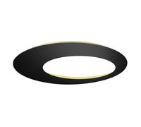 Escale Blade Open ⌀ 95 cm Decken-/Wandleuchte, noir mat