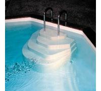 Escalier ATHENA Hauteur = 1.20 m + 2 mains courantes