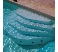 Escalier piscine grande largeur Arès 1 m