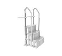 Escalier simple de piscine "Nathan" - 3 marches - en plastique