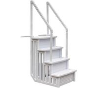 Gre Accessories Synthetic Ladder 4 Steps Blanc