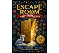 Escape Room Advent Calendar: Christmas Countdown 24 Days of Mysteries, Detective Puzzles, Secret Codes & Cryptograms