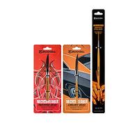 ESCODA Set 3 Pinceaux Pinstriping - N.8,4,1 Plat Biseauté Sortie Longue Rond Pointu Necksbreacker Pinstriping Longliner Détails Brosses Professionnelles Fait à la Main à Barcelone.