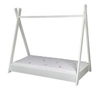Esemble Matelas Standard+Lit Tente 160x80cm Blanc