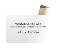 ESENG Film pour tableau blanc, magnétique, sans dos adhésif, découpable, 240 x 120 cm