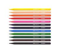 ESENG® Set de crayons de couleur à mine solide PEARL PL-12, set de crayons de dessin 12 couleurs, pour livre de coloriage, pour tout niveau d'artiste, du débutant au professionnel.