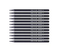 ESENG® Set de crayons graphite PEARL PL-12G, crayons graphite pur, mine solide｜Sans bois ｜Sans plastique pour le dessin en noir avec 12 degrés de dureté différents