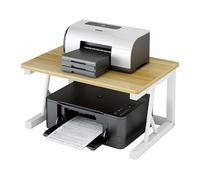 Esenlong Support d'imprimante de bureau, 2 niveaux multi-usages, organiseur de table moderne pour fax, scanner, fichiers, livres, four à micro-ondes