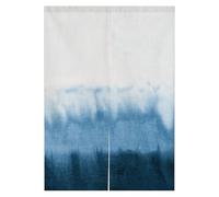 Eseriallen Rideaux Japonais Rideau Voilage Fenêtre Noren Rideau Fenêtre Tenture Tapisserie Décoration Poudre Bleu 75 x 150cm