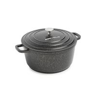 ESEVOLO Cocotte Fonte Induction 20cm Faitout Rond 2,5L en Fonte d’Aluminium