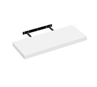 eSituro Étagère Murale, Étagère Flottante,Blanc,60x22,9x3,8cm, MDF 1er | avec Support Invisible, pour Chambre, Salon, Bureau, Cuisine