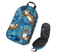 Eslifey Sac de rangement portable pour ustensiles de cuisine de camping, de voyage, lamas, cactus et triangles, motif dessin animé, pour barbecue, camping, ustensiles de cuisine, Multicolore 12
