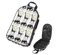 Eslifey Sac de rangement portable pour ustensiles de cuisine de camping, voyage, motif Kiss Love pour barbecue, camping, ustensiles de cuisine, Multicolore 9., 14.7x8.74x2.17in/36x22.2x25.5cm