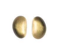 esmen Boutons d'armoire en forme de galet bronze antique, design irrégulier vintage, finition laiton brossé for tiroirs et armoires(37mm)
