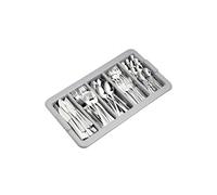 Esmeyer Service de couverts Stockholm 181 pièces 18/10 acier inoxydable poli avec panier
