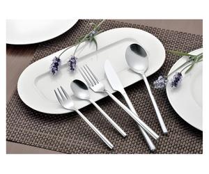 Esmeyer 30 pcs. couverts Silke en acier inoxydable 18/0 poli, forgé massif. , 142-034