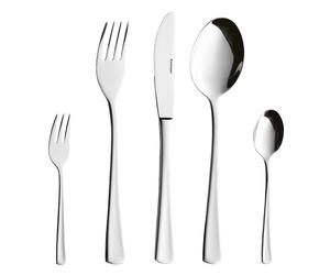 Esmeyer 30 pcs. couverts STOCKHOLM, en acier inoxydable 18/10, poli. Épaisseur du matériau 2.2/2.0 mm, 204-081