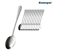 Esmeyer Cuillère à long manche Sylvia 12pcs Acier inoxydable, Couverts, Argent
