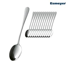 Esmeyer Cuillère à long manche Sylvia 12pcs Acier inoxydable, Couverts, Argent