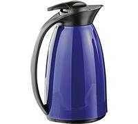Esmeyer Loft - Bouteille Thermos LOFT, capacité : 1,0 Litre, Couleur : Bleu, Hauteur : 23,5 cm, intérieur en Verre, avec Service à Une Main