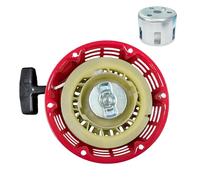 esmusssein Ensemble de démarreur à tirer pour GX120, GX160, GX200, GX140 5,5CV 6,5CV Moteur, Ensemble de corde de démarrage avec coupe de démarreur Ensemble de démarreur à tirer de rechange