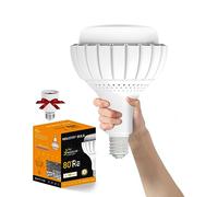 ESOP Ampoule LED E40 150W Blanc Naturel 4000K, 19500LM, avec Adaptateur E27 | Équivaut Ampoules à Incandescence 1200W, Ampoule éclairage Led Non Dimmable Lampe Industriel pour Garage Entrepôt Supermarché