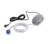 esotec Air-S 120 101871 Pompe à oxygène solaire pour bassin | Aérateur de bassin, pompe 6-9 V/DC, débit 120 l/h, sorties d'air 1,2 m, 1 pierre gazeuse, câble de 3 m, IP44