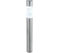 Esotec Pole Light, Duo Color 102606 Lampe solaire à LED, sur batterie, aluminium, éclairage extérieur solaire, décoration de jardin, résistant aux intempéries, pour l'extérieur, résistant à l'hiver,