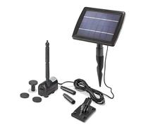 Esotec Pompe de bassin alimentée à l'énergie solaire 175 l/h 2 W Hauteur de bassin 70 cm