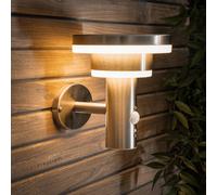 esotec Solar Applique murale Modena avec capteur PIR METAL IP44 résistant aux intempéries 102753