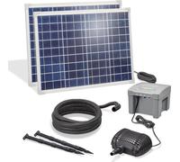 esotec Solar Bachlauf-SET pour étang de jardin 100/4200 avec pompe LIFEPO4 AKKU 101943