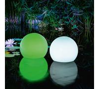 esotec Solar Boules flottantes ⌀20cm Set de 2 avec télécommande résistant aux intempéries 102130