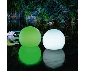 esotec Solar Boules flottantes ⌀20cm Set de 2 avec télécommande résistant aux intempéries 102130