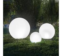 esotec Solar Leuchtkugel 3er SET multicolor Lampe boule jardin extérieur 102614