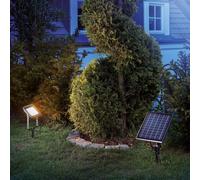 esotec Solar Projecteur mural et de sol Power Flood 3000K blanc chaud outdoor 102701